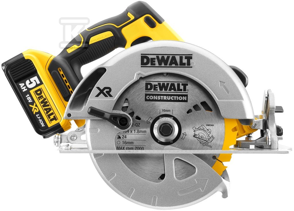 Pilarka tarczowa 165mm DeWalt 18V XR z - DCS570P2-QW