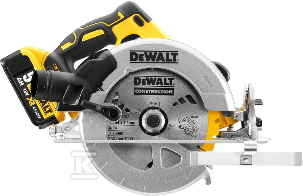 Pilarka tarczowa 165mm DeWalt 18V XR z - DCS570P2-QW