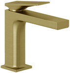Bateria umywalkowa DECUS Jednouchwytowa 110, zestaw odpływowy PUSH-OPEN, EcoPlus Brushed Gold