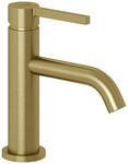 Bateria umywalkowa NOVA FONTE PURA jednouchwytowa 100, bez zestawu odpływowego, Brushed Gold