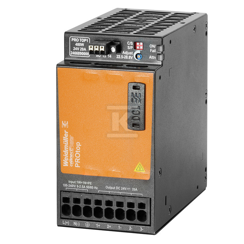 Zasilacz impulsowy, 480 W, 20 A @ 60 - 2466890000