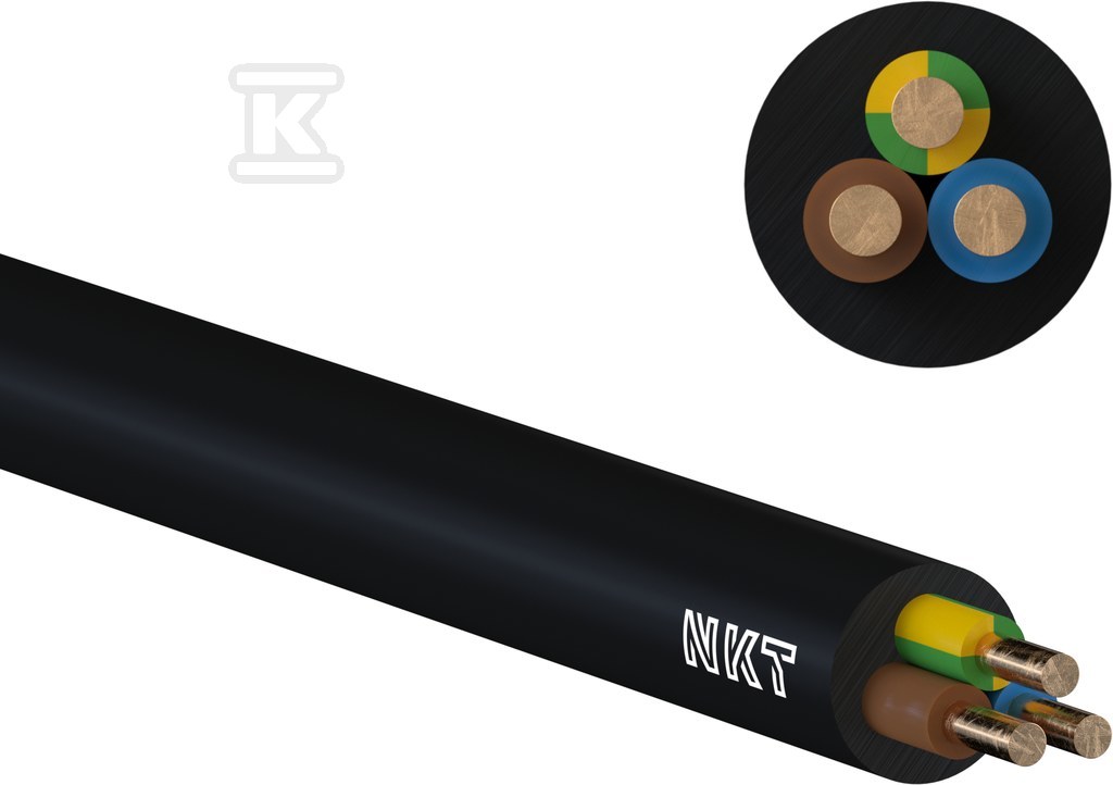 YKY-ŻO 3x6 RE 1kV power cable - G-103091