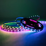 NEXTEC LED strip, 24V, 5050, 14.4W, 60 LEDs, IP20, RGB Digital IC, SM16703/WS2811, 5m, 10mm