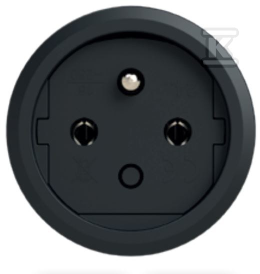 Gummisteckdose mit Stecker 16A 230V 3P - 24711-SR