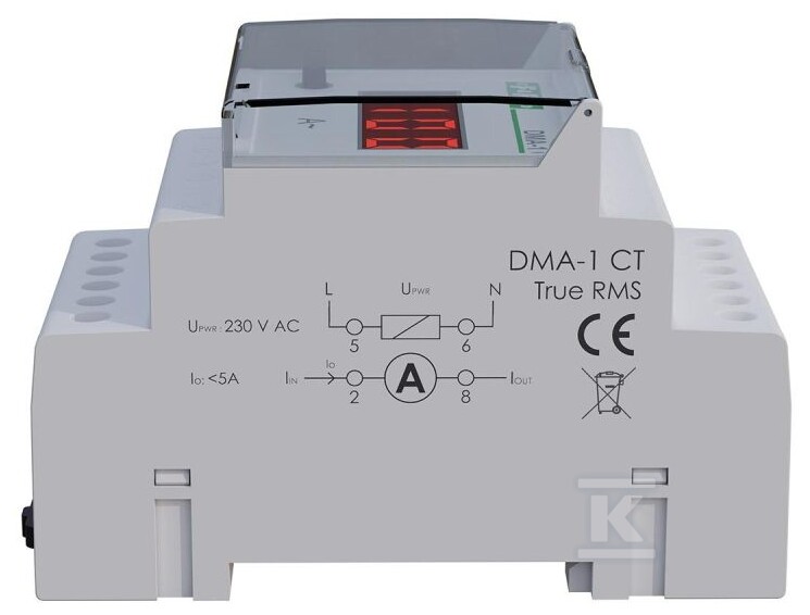 Cyfrowy wskaźnik wartości natężenia - DMA-1RMS-CT