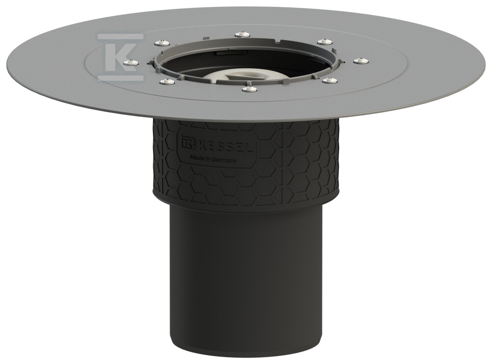 Korpus Ecoguss, DN100, odpływ pionowy, - 48611