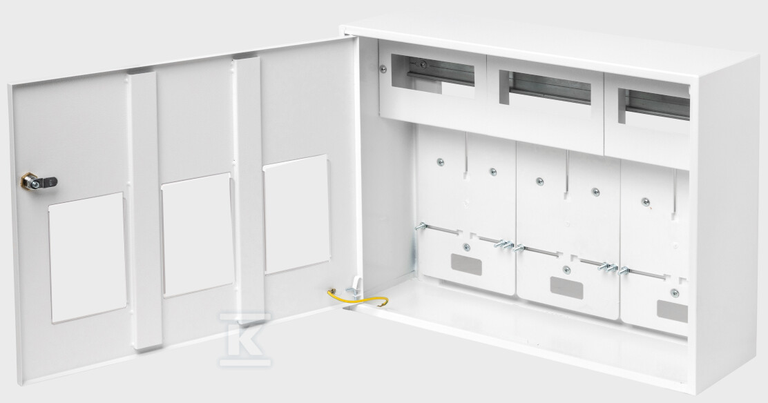 Distribution board N/T meter 3x1F door - RU-S-3L-18"Z"O