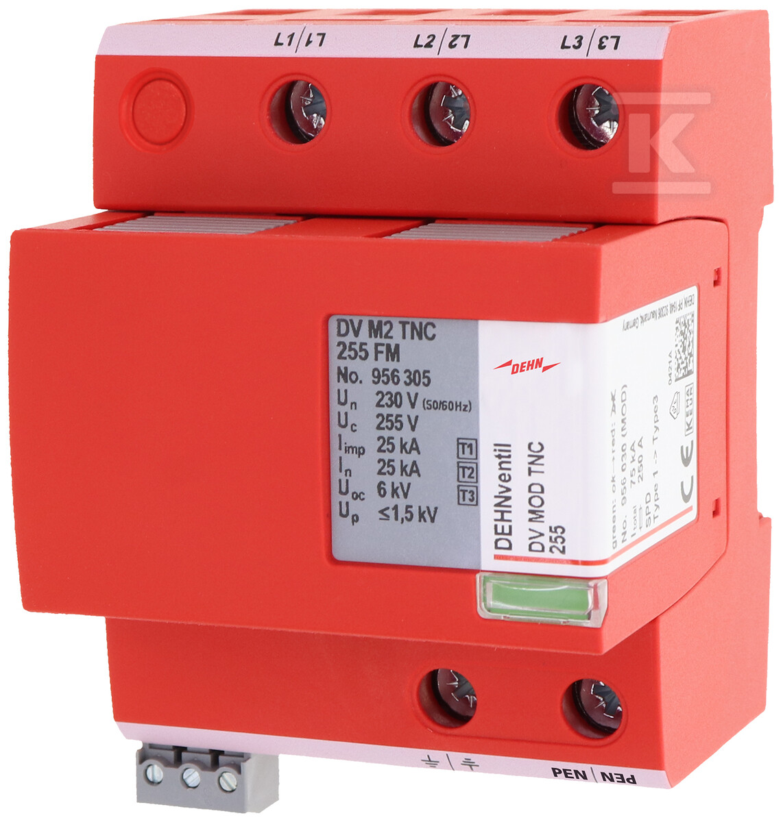 DEHNventil M2 TNC 255 FM surge arrester - 956305