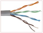 UTP-Computerkabel 4x2x24AWG Cat.6 PVC-Kabel