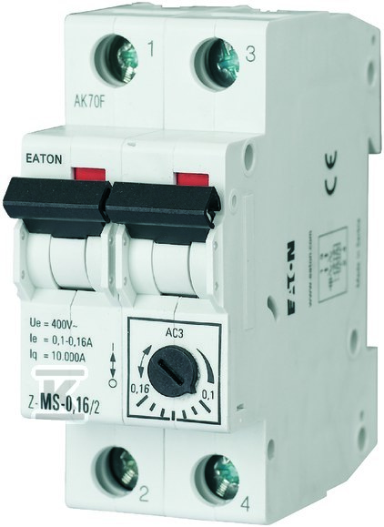 2-pole motor breaker Z-MS-0,16/2 - 248389