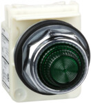 Dioda sygnalizacyjna LED zielona, 110/120V AC, BA9s, O30