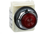 Dioda sygnalizacyjna LED czerwona, 110/120V AC, BA9s, O30