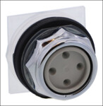 Pulsante con set di 7 inserti colorati ottagonale Harmony 9001K