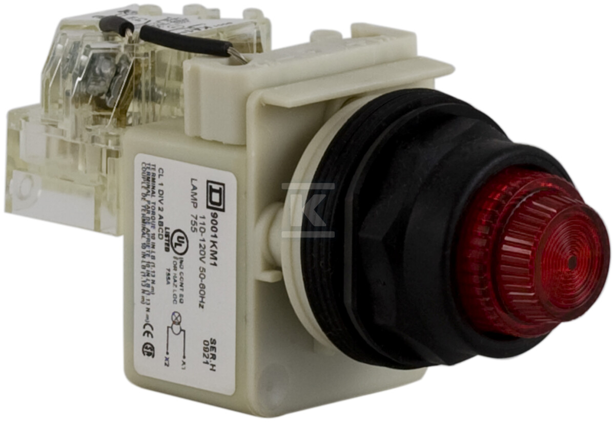 Lampka sygnalizacyjna 120VAC 30mm SK - 9001SKT1R31
