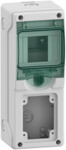 Rozdzielnica natynkowa Mureva (dawna Kaedra) IP65 do podłączenia gniazd mgMRV-1-4-NT-T/1 1 otwór 65x85mm