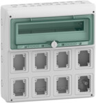 Rozdzielnica natynkowa Mureva (dawna Kaedra) IP65 do gniazd gMRV-1-18+1-NT-T/8 8 otwory 90x100mm