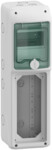 Rozdzielnica natynkowa Mureva (dawna Kaedra) IP65 do podłączenia gniazd gMRV-1-5-NT-T/9 1 otwór 103x225mm