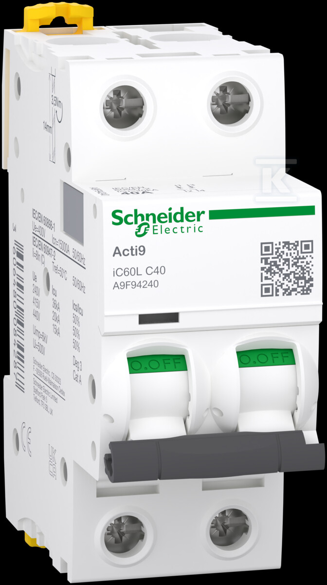 2-полюсний автоматичний вимикач - A9F94240