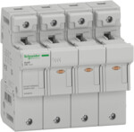 База для запобіжників, Acti9 SBI, 3P+N, 50A, розмір картриджа 14 x 51 mm, SBI-50-3N