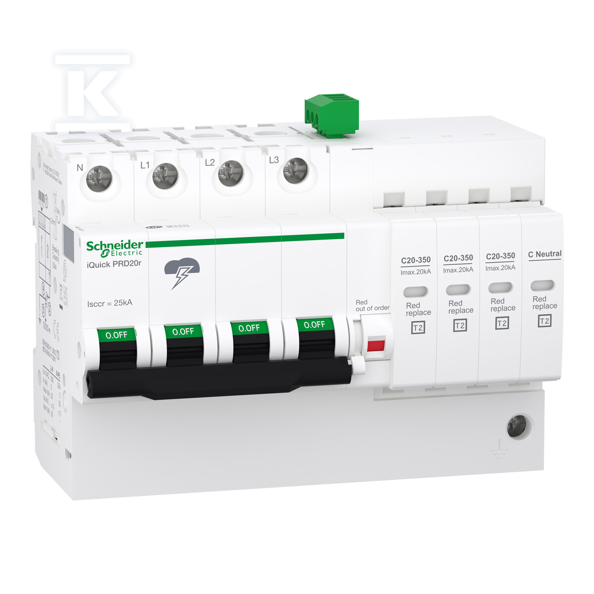 Ogranicznik przepięć iQuickPRD20r-T2-3N - A9L16297
