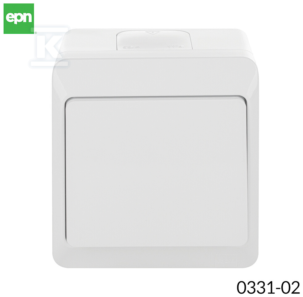 1-way, surface-mounted, two-way switch, - 0331-02