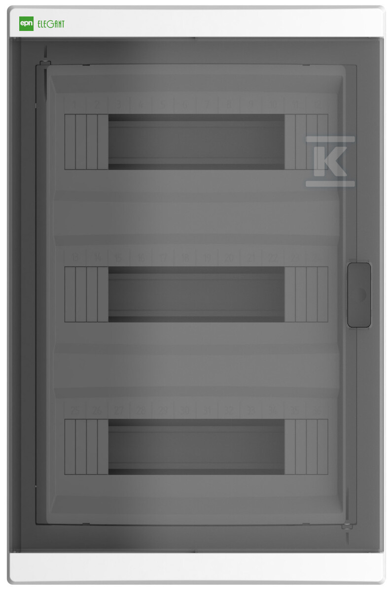 Розподільча шафа вбудована ELEGANT 3x12 - 2455-01