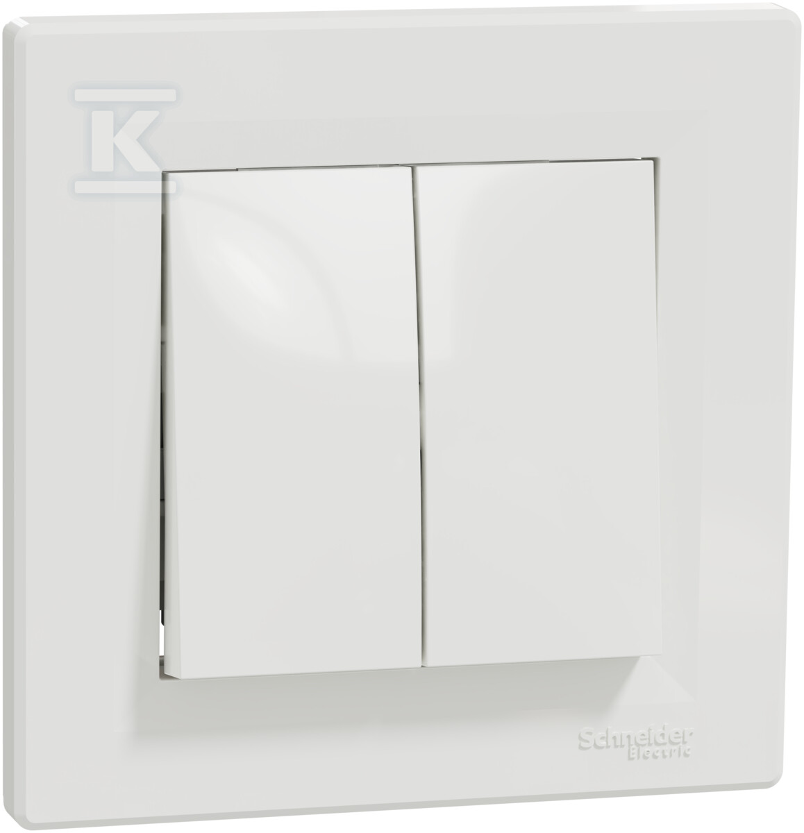 ASFORA double push button white - EPH1100121