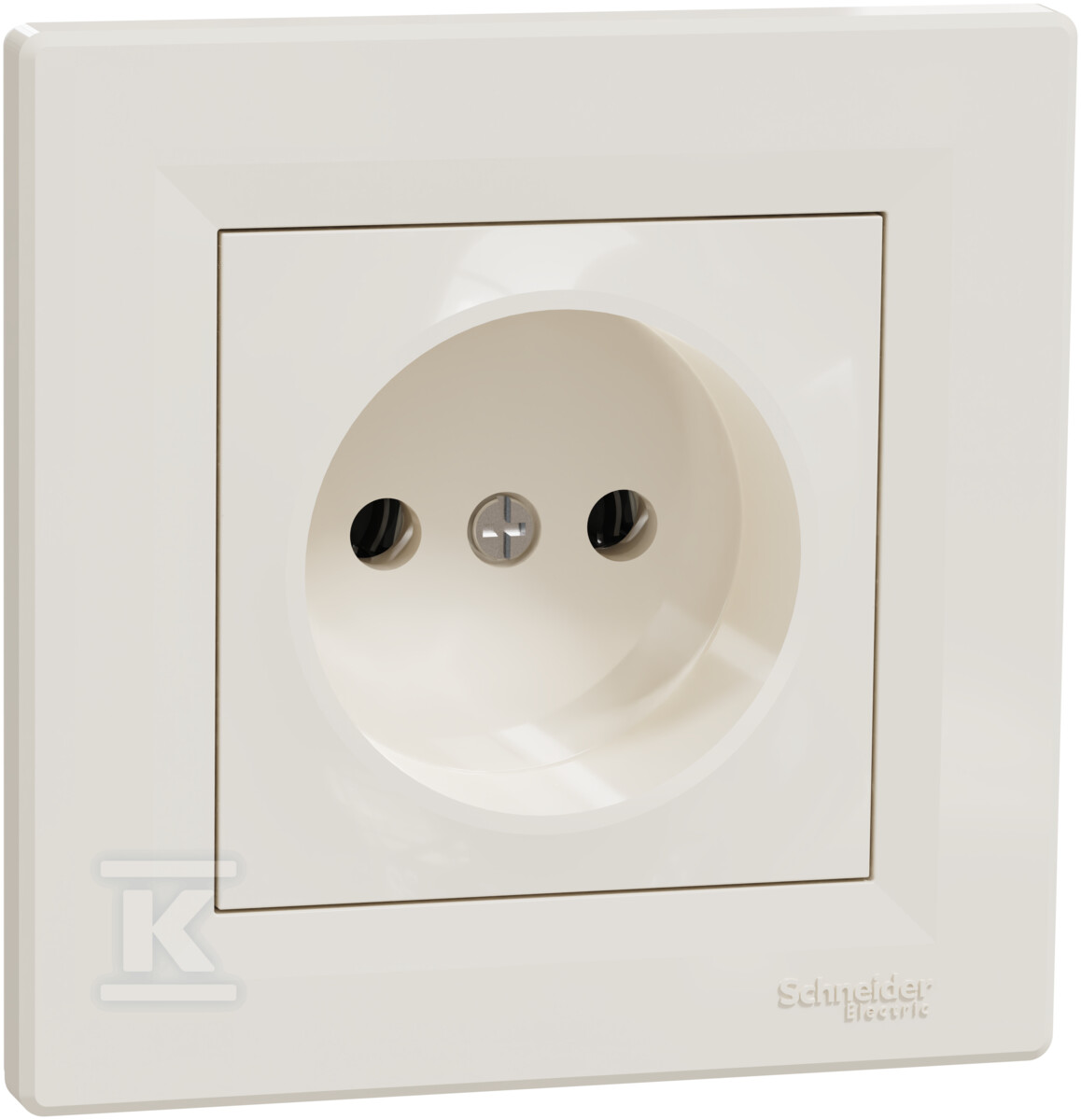 Single socket without earthing, ASFORA - EPH3000123