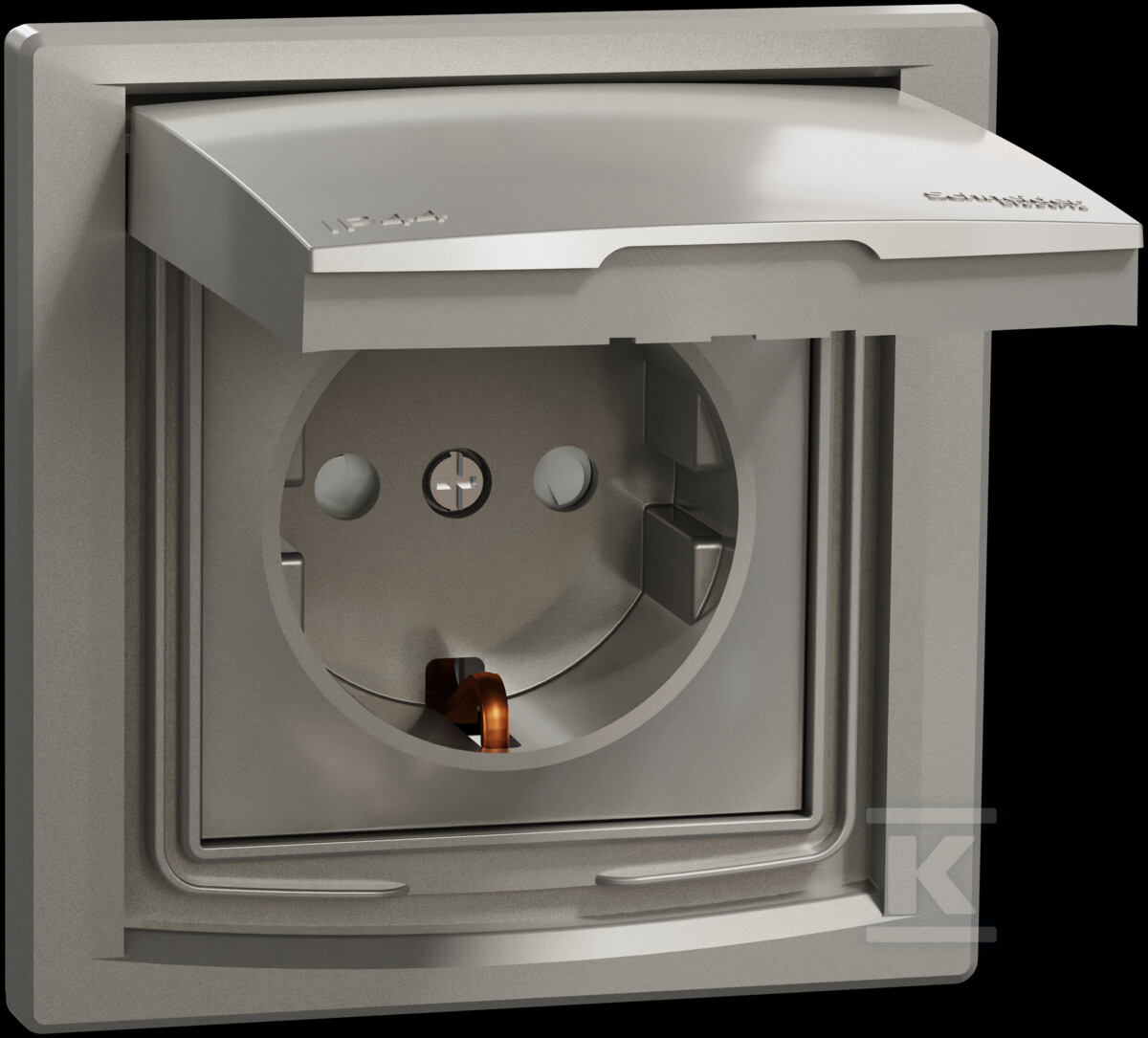 Розетка SCHUKO IP44 з рамою - EPH3100369