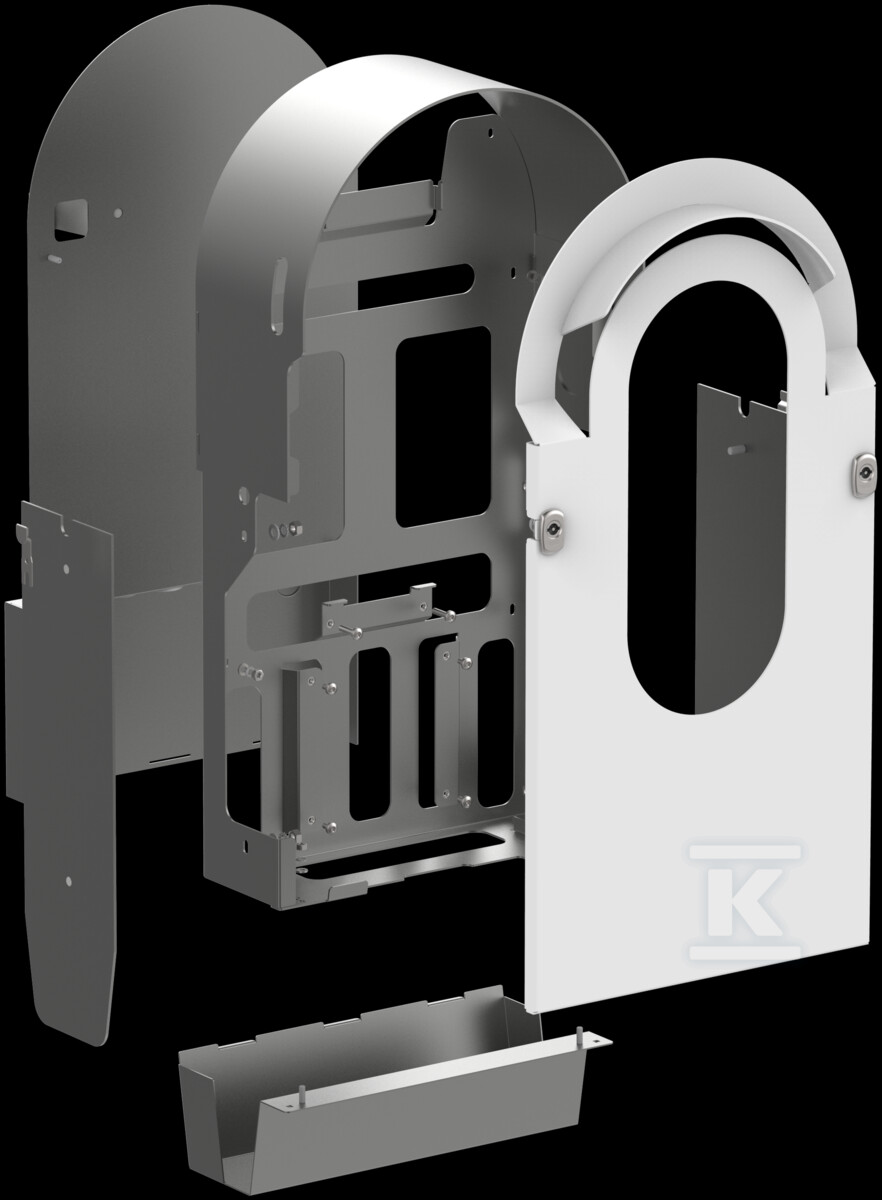 Obudowa zestawu, EVlink Pro AC Metal, - EVA1RWKS1