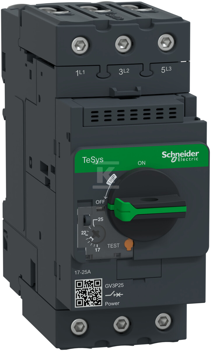 TeSys GV3L magnetic motor circuit - GV3P25