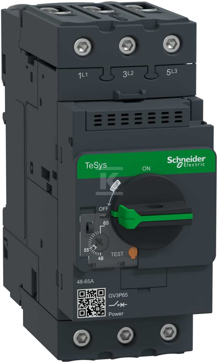 Magnetischer Motorschalter TeSys GV3L, - GV3P65