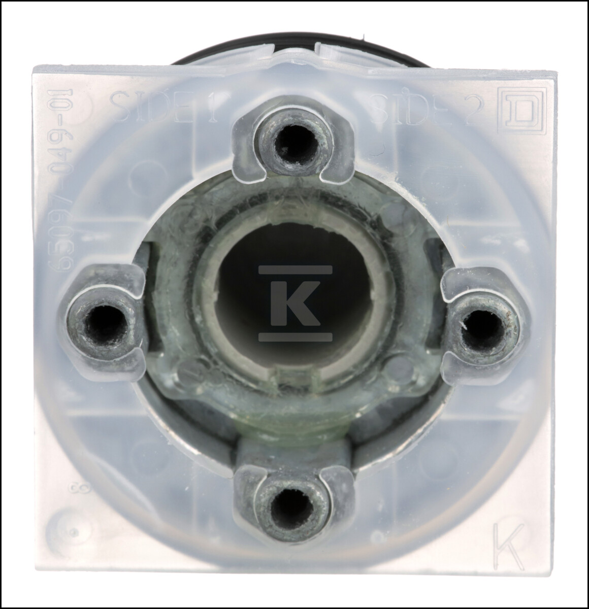 Przycisk kryty, O30, czerwony, 2 - 9001KR1R