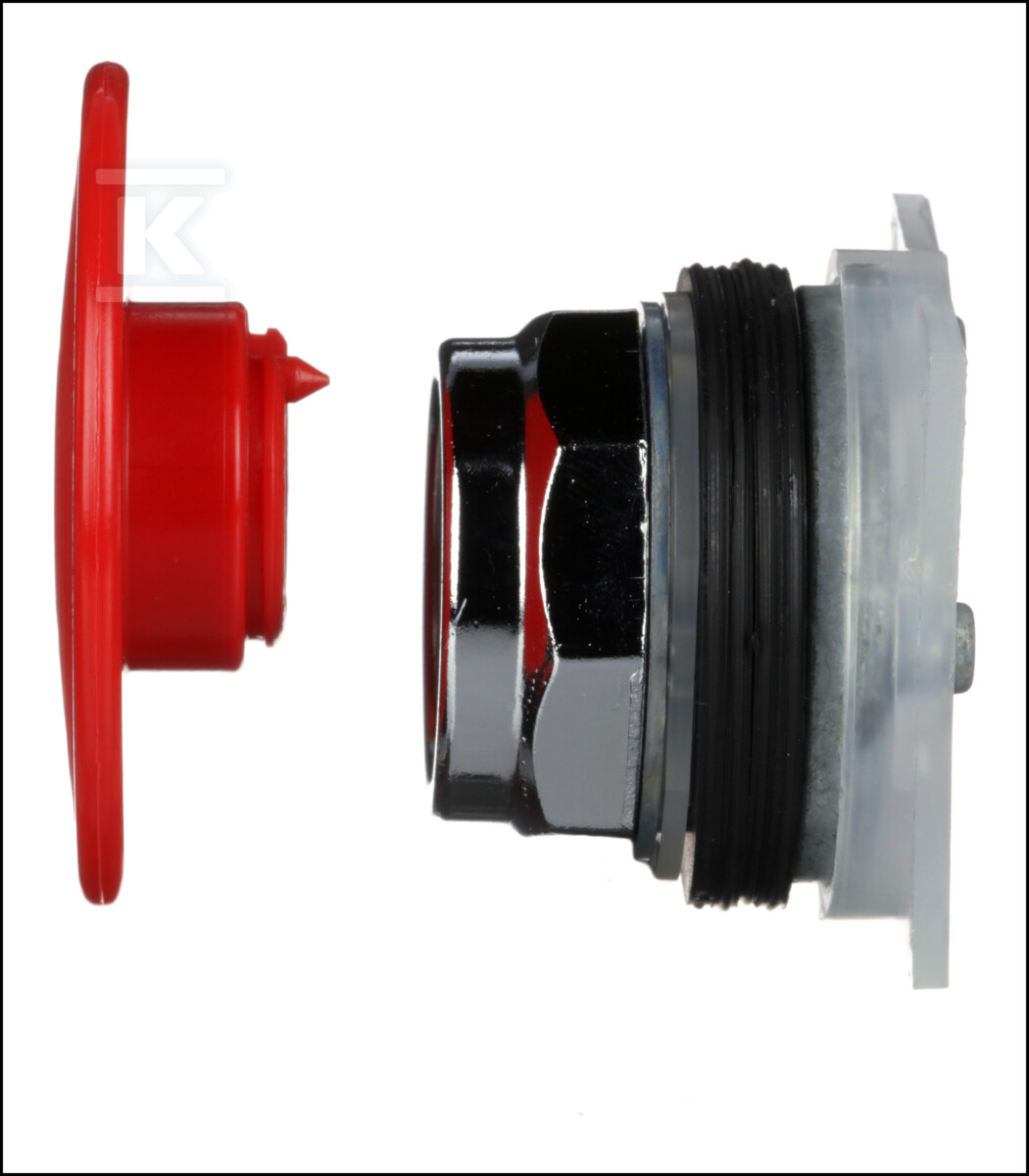 Przycisk grzybkowy, O57, czerwony, 2 - 9001KR5R