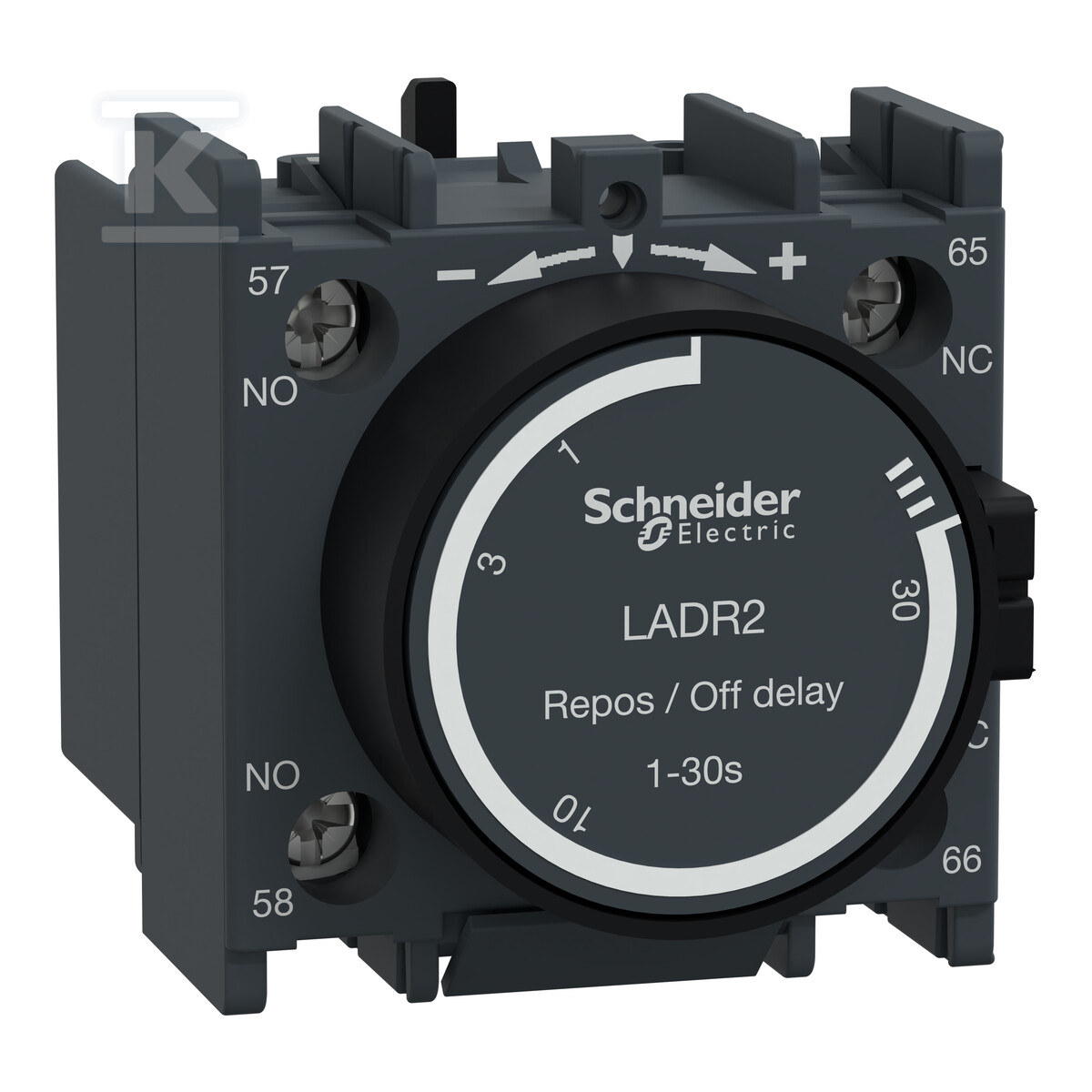 Verzögerungshilfskontaktblock 0,1–30 s - LADR2