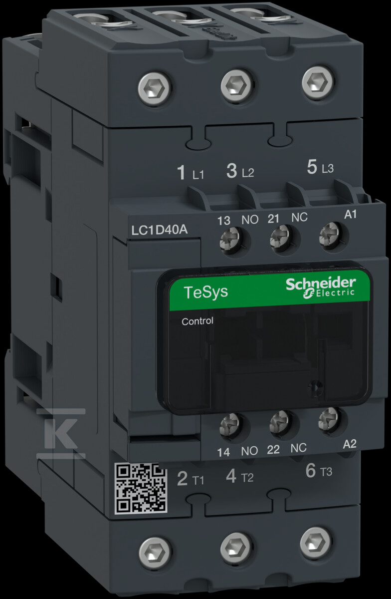 Контактор TeSys D 40A 3P 1NO 1NC - LC1D40AM7
