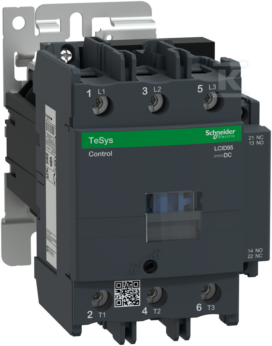 TeSys D Power Contactor AC3 95A 3P 1NO - LC1D95BD