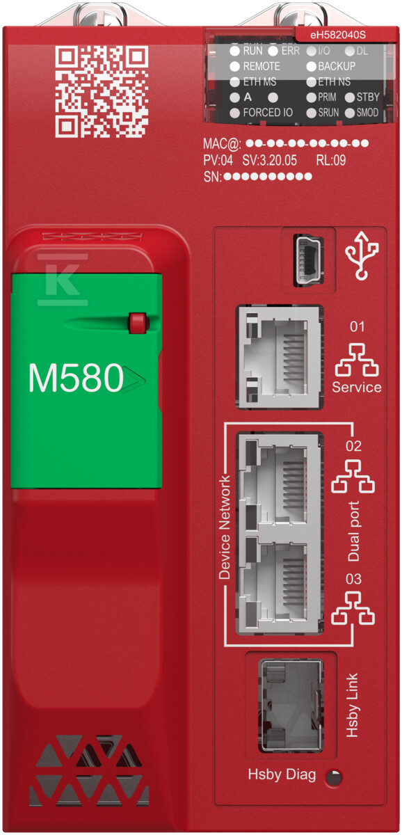 Redundantny moduł procesora HSBY Safety - BMEH582040S