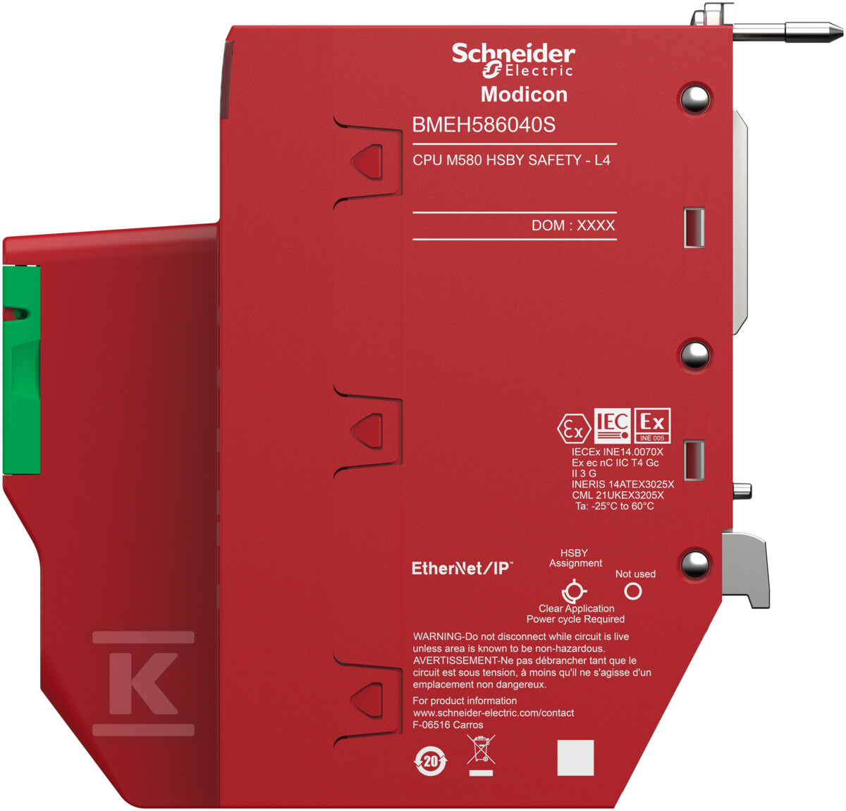 Moduł nadmiarowy procesora M580 HSBY, - BMEH586040S