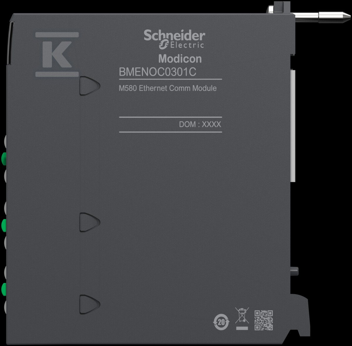 Moduł komunikacyjny Ethernet, 3 porty - BMENOC0301C