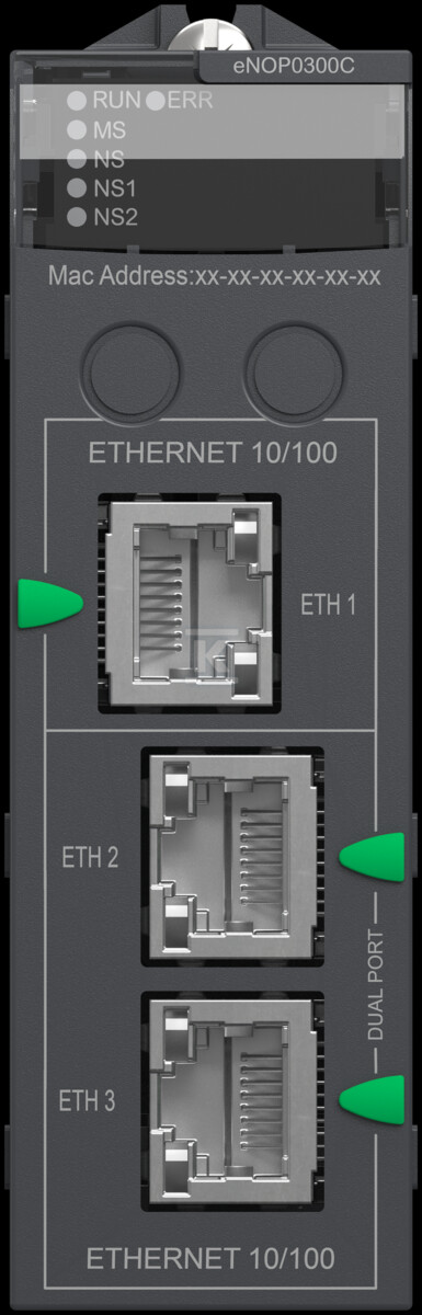 Moduł komunikacyjny, Ethernet, powłoka - BMENOP0300C