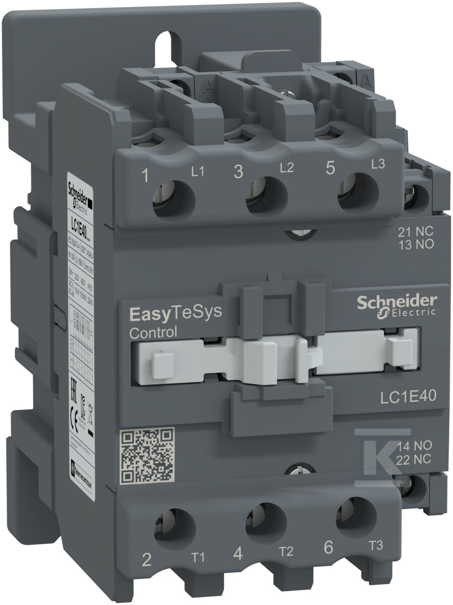 Power contactor, Easy TeSys Control, - LC1E40P7