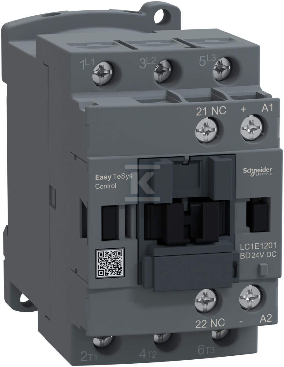 Power contactor, Easy TeSys Control, - LC1E1201BD