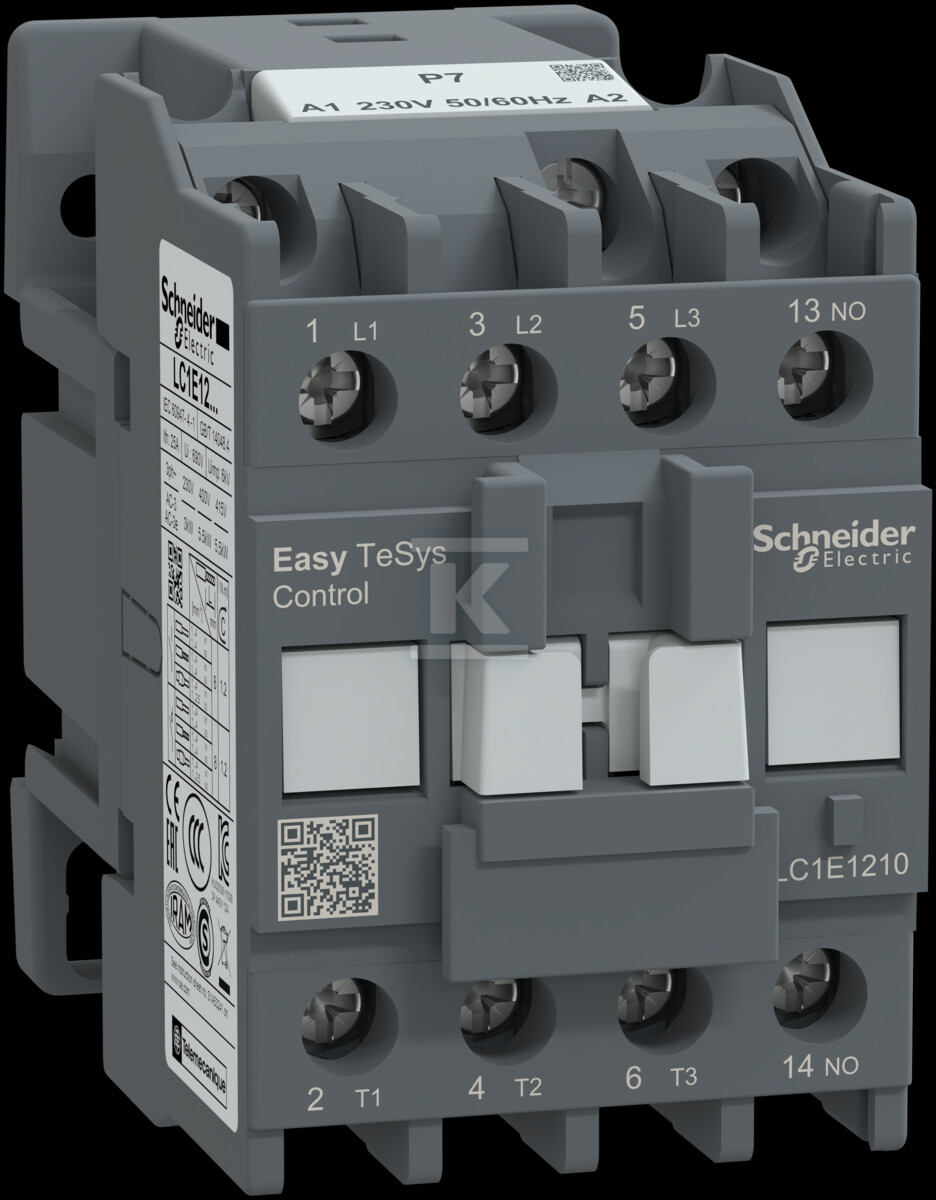 Power contactor, Easy TeSys Control, - LC1E1210P7