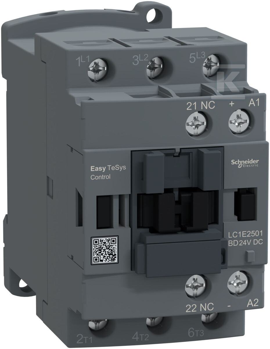 Power contactor, Easy TeSys Control, - LC1E2501BD