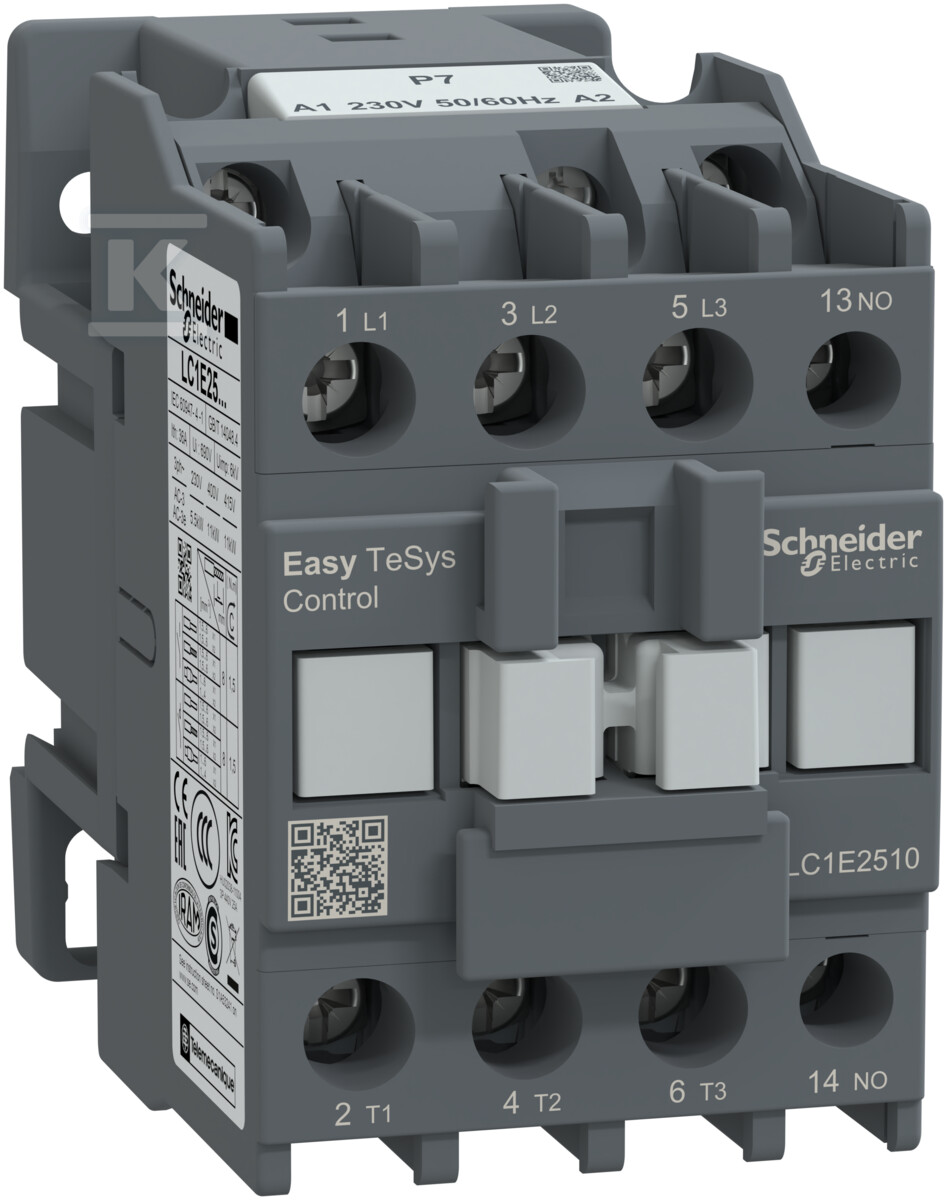 Power contactor, Easy TeSys Control, - LC1E2510P7