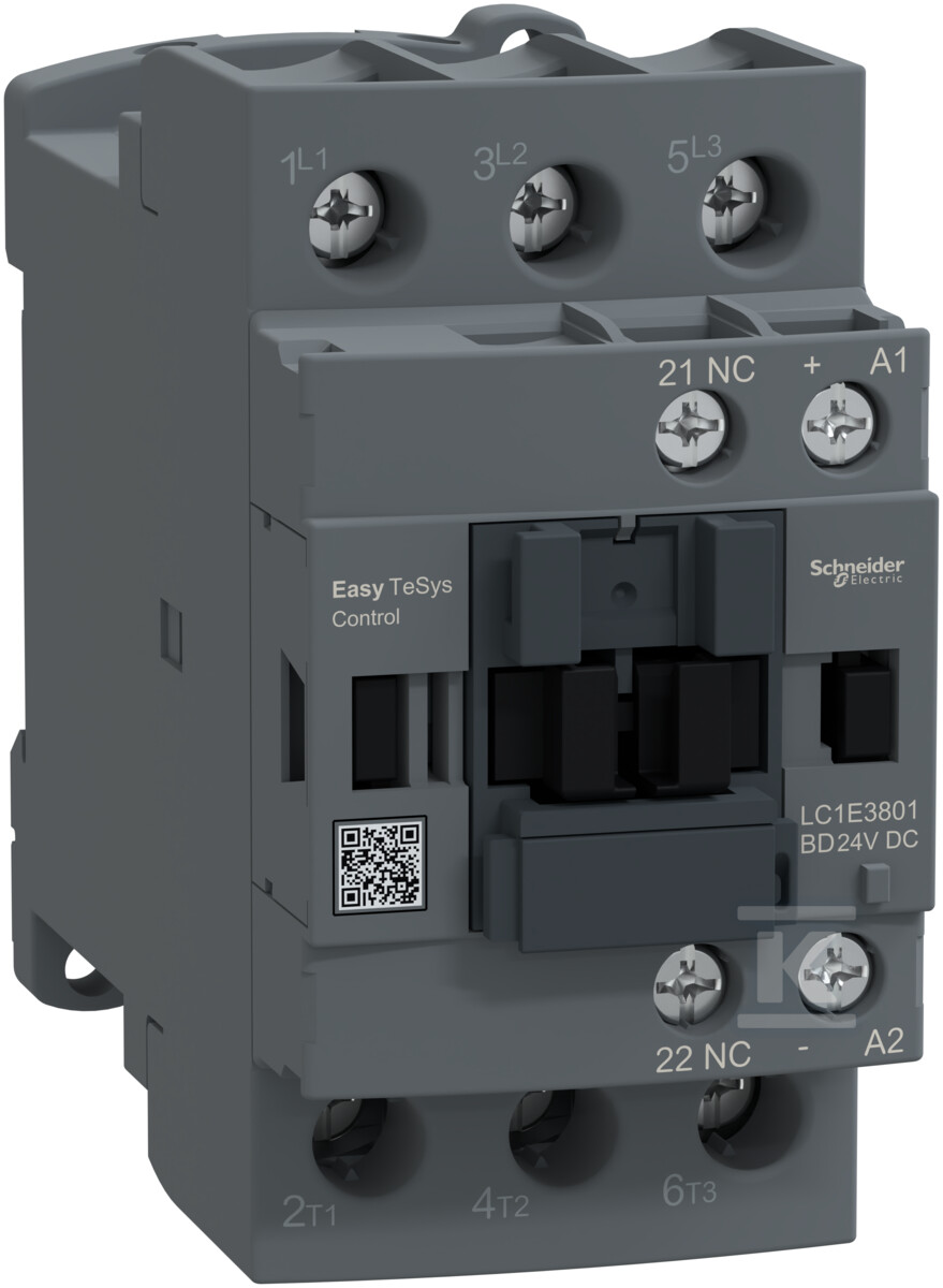 Power contactor, Easy TeSys Control, - LC1E3801BD