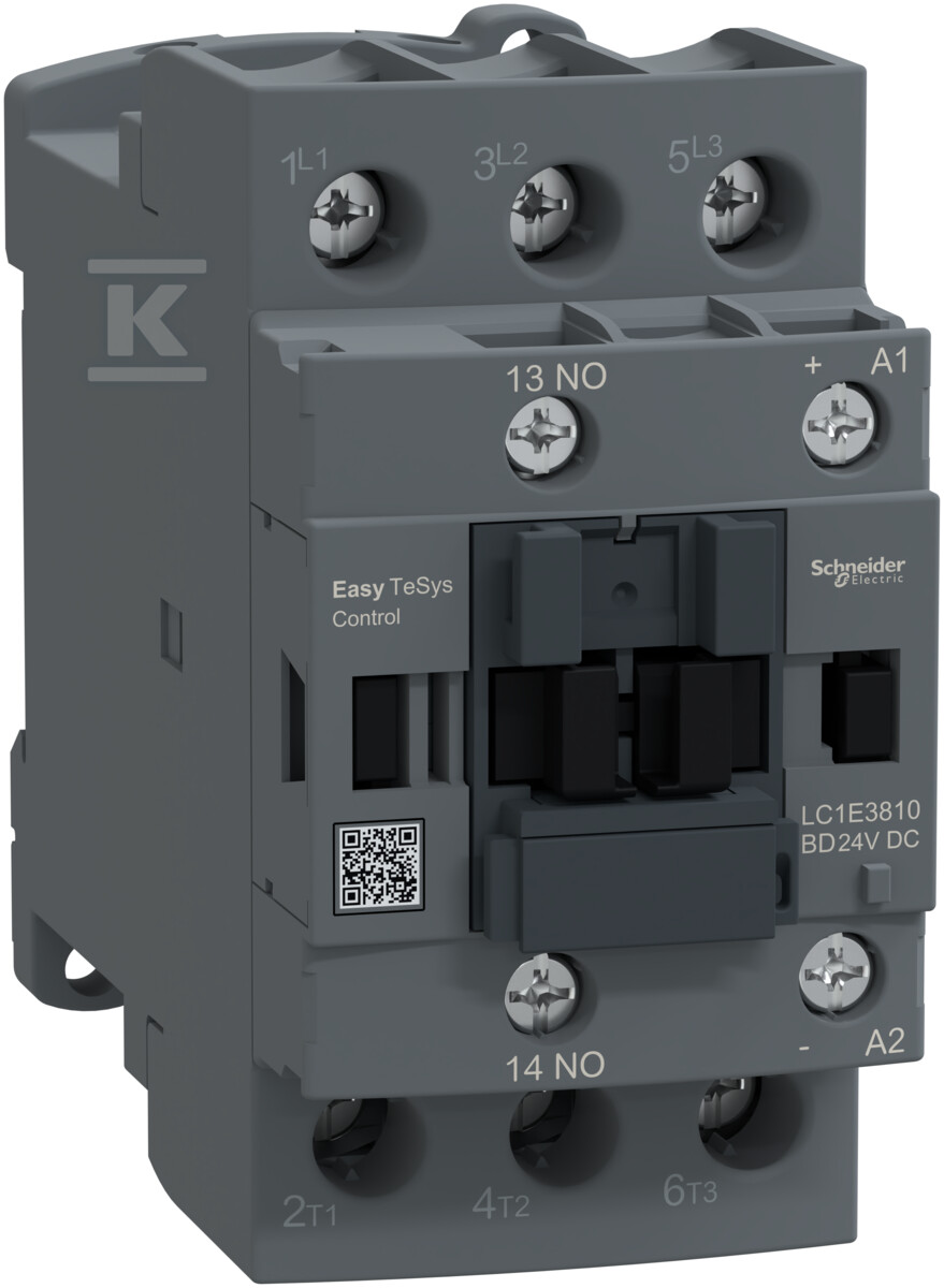 Power contactor, Easy TeSys Control, - LC1E3810BD