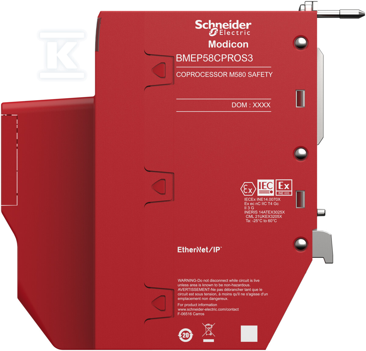 Moduł procesora, dyskretne/analogowe - BMEP58CPROS3