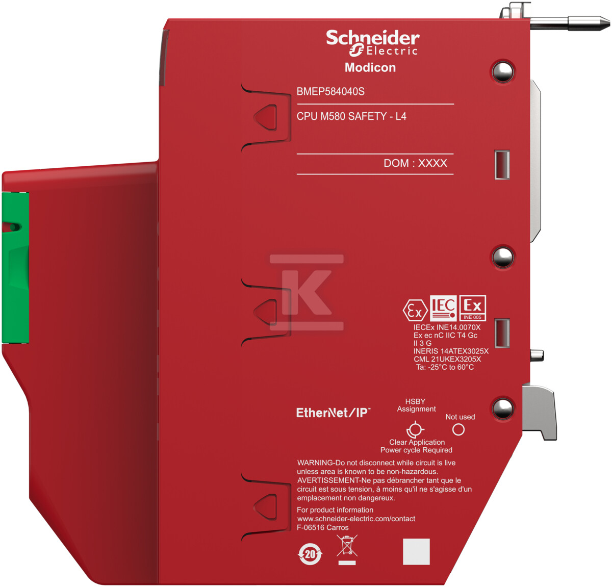 Moduł procesora Safety SIL3, poziom 4, - BMEP584040S